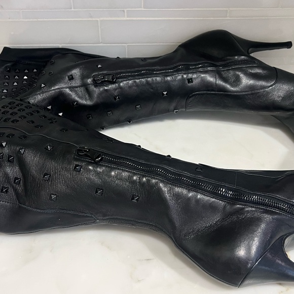 Rock & Republic Rockstud Studded Leather Knee High
Boots - Picture 7 of 7